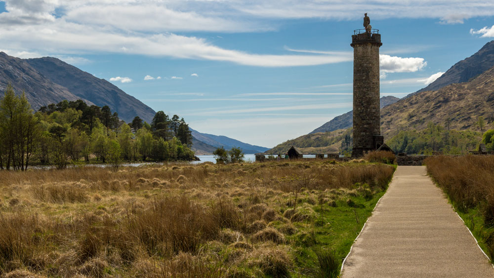 Glenfinnan Monument in groß