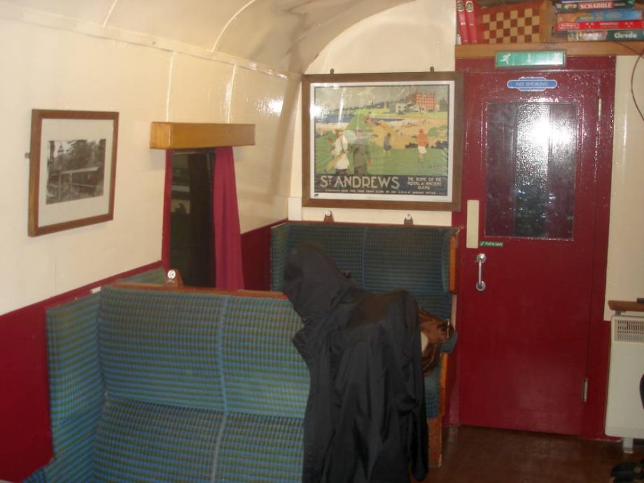 Aufenthaltsraum im Glenfinnan Sleeping Car