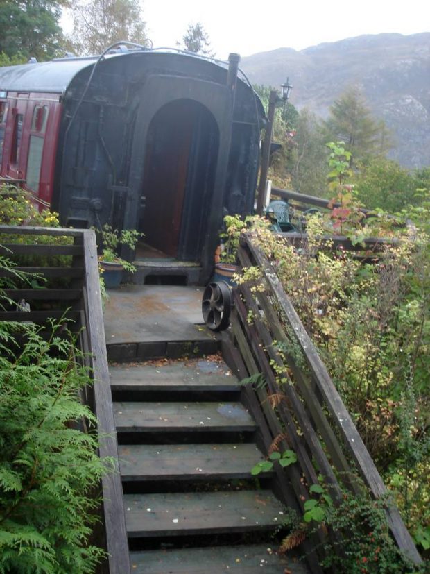 Blick auf den Coffee-Shop Glenfinnan Station