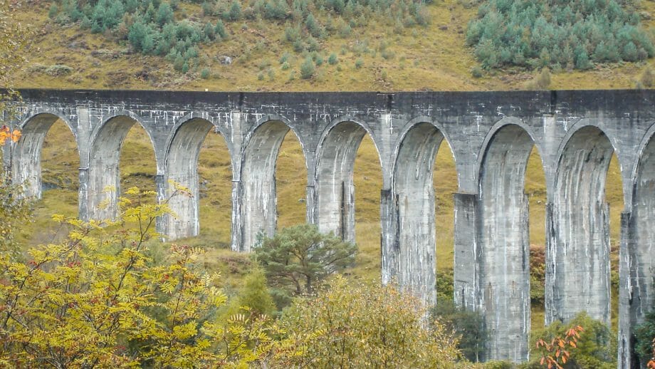 Glenfinnan Viadukt Westseite
