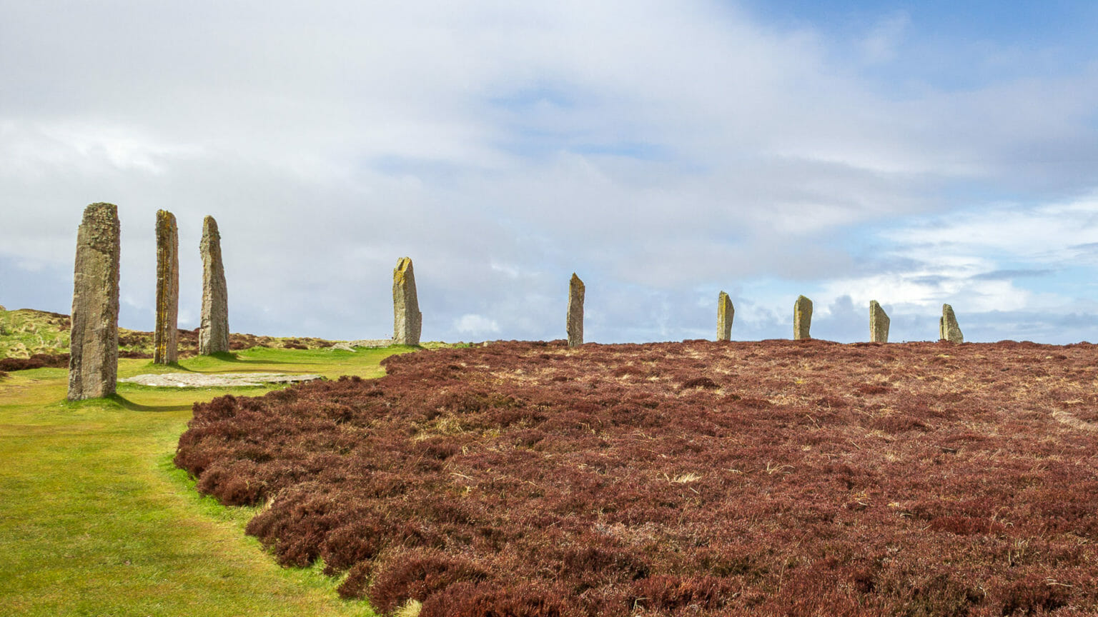 Ring of Brodgar der drittgrößte Steinkreis Großbritanniens
