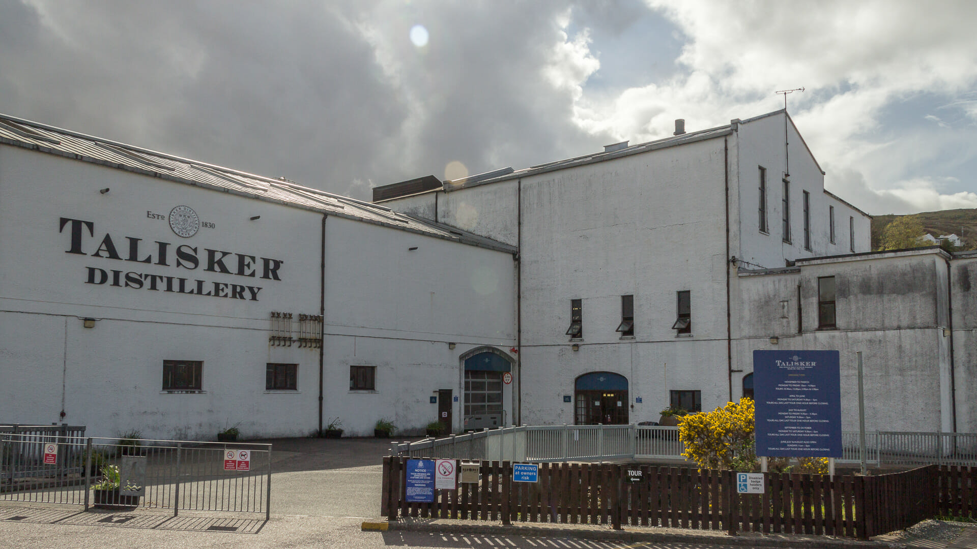 Hof der Talisker Distillery