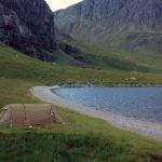 Zelt vor Fionn Loch