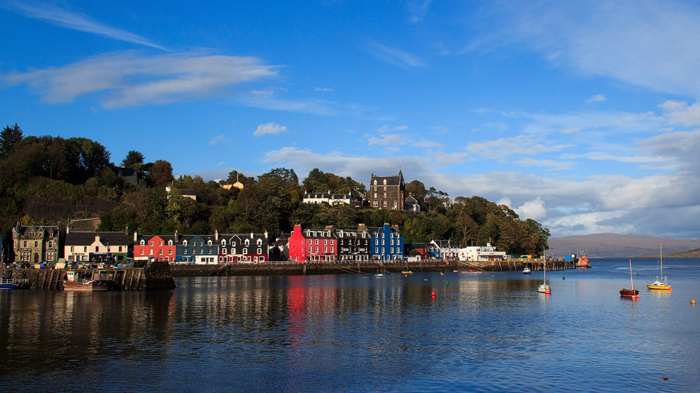 Tobermorys bunte Fassaden