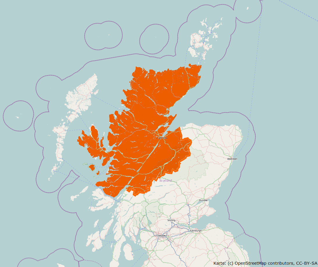 Highland Verwaltungsgebiet
