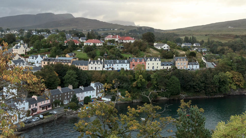 Portree view from the lookout tower