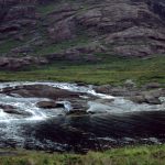 River Scavaig Wasserfall