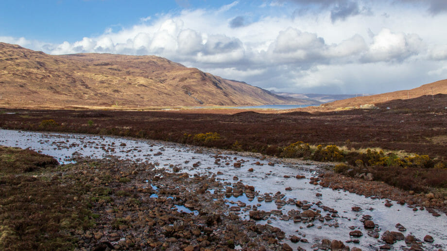 Der River Sligachan führt zum Loch Sligachan