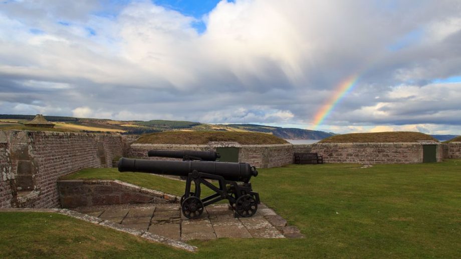 Kanonen in Fort George