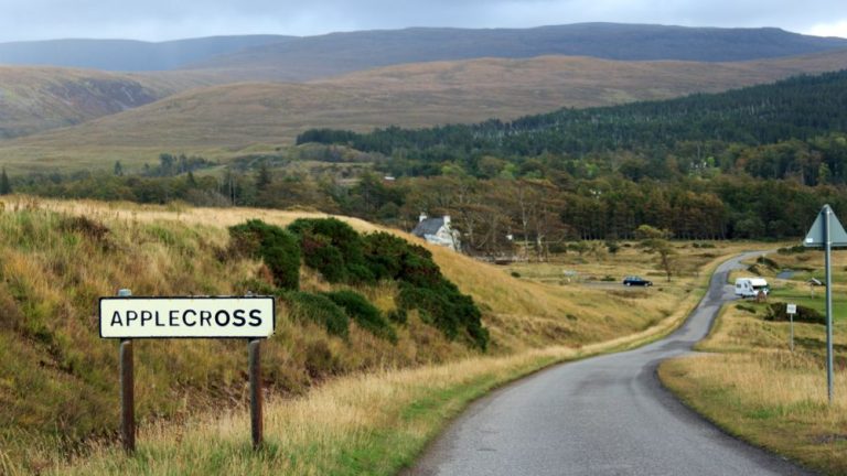 Applecross Ortschild