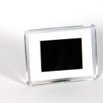 Fotomagnet Highland-Rind frontal von hinten