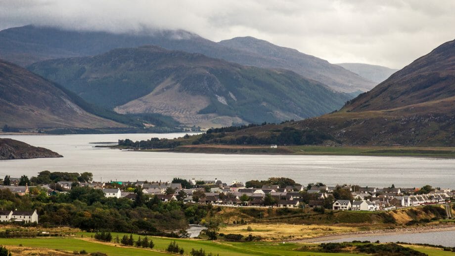 Blick auf Ullapool