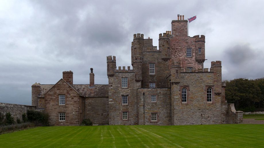 Seite der Castle of Mey