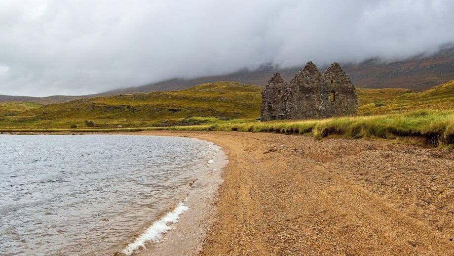 Calda House und Loch Assynt