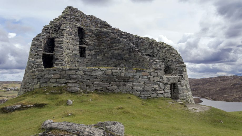 Dun Carloway Broch Großaufnahme