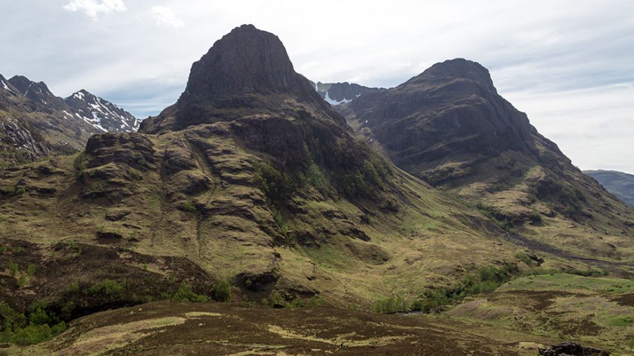 Zwei der Three Sisters of Glen Coe