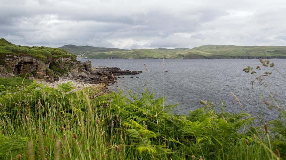 Blick über Loch Slapin nach Sleat