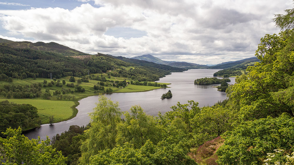 Queen's View bei Pitlochry - königliche Aussicht