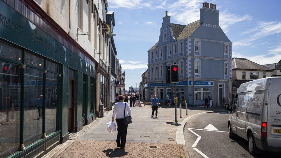 Stornoway Einkaufstraße