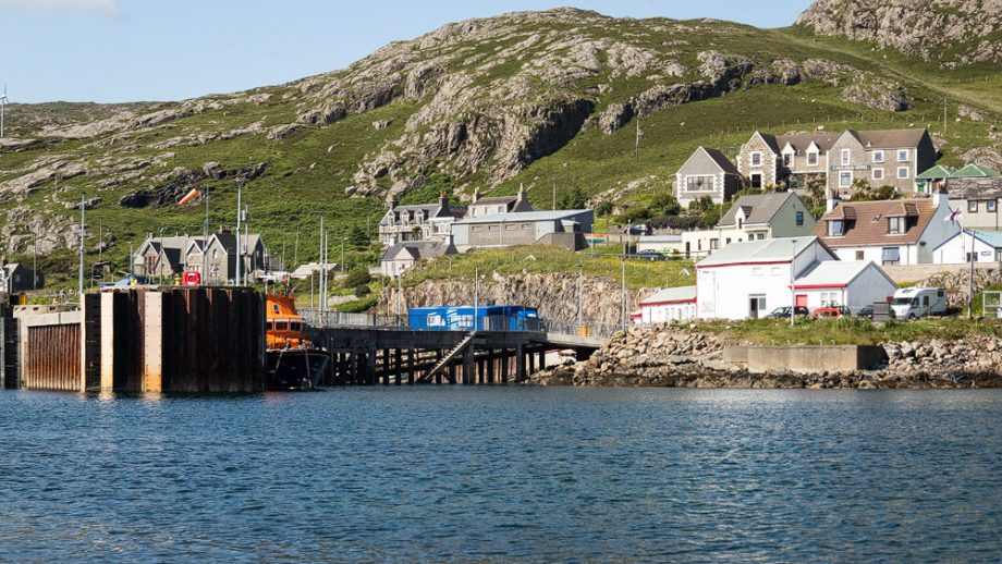 Castlebay-Hafen