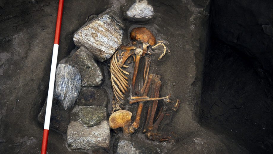 Cladh Hallan Mumien-Überreste auf South Uist