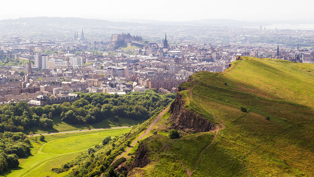 Blick vom Arthur's Seat