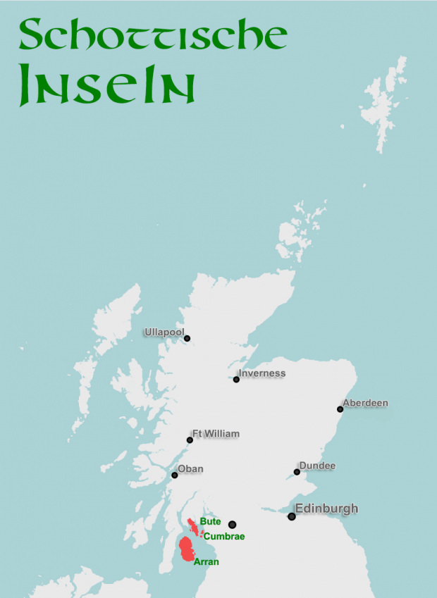 Arran, Cumbrae et Bute