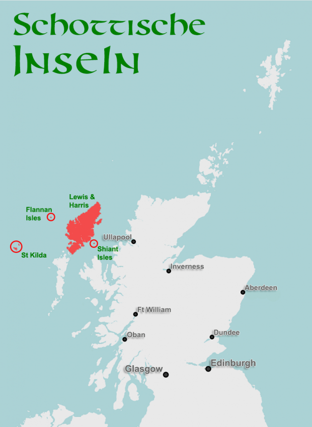 Lewis, Harris, Flannan, St Kilda et Shiant
