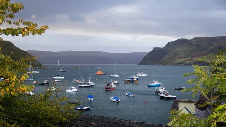 Baie de Portree et Raasay
