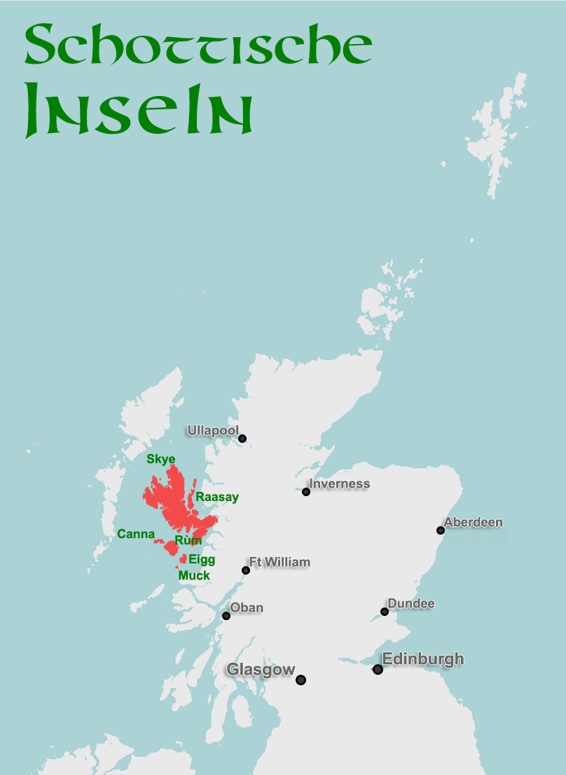 Skye, Raasay und die Small Isles
