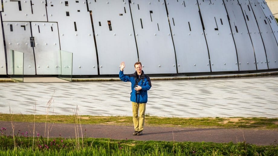 Eingang in die Kelpies