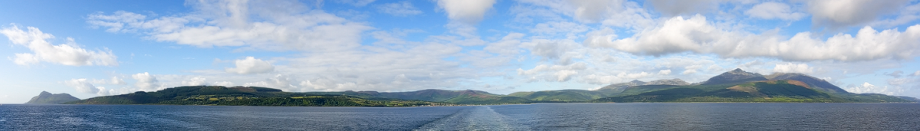 Arran vue de l'est