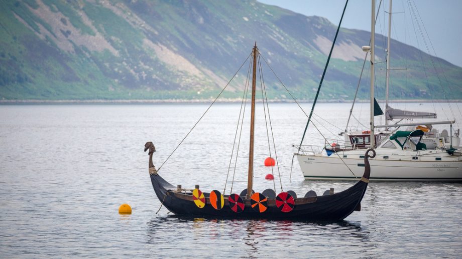 Wikinger-Boot in der Lamlash Bay