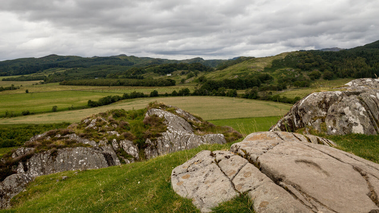 Dunadd Fußabdruck