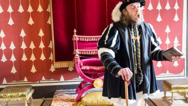 Schauspieler in Stirling Castle