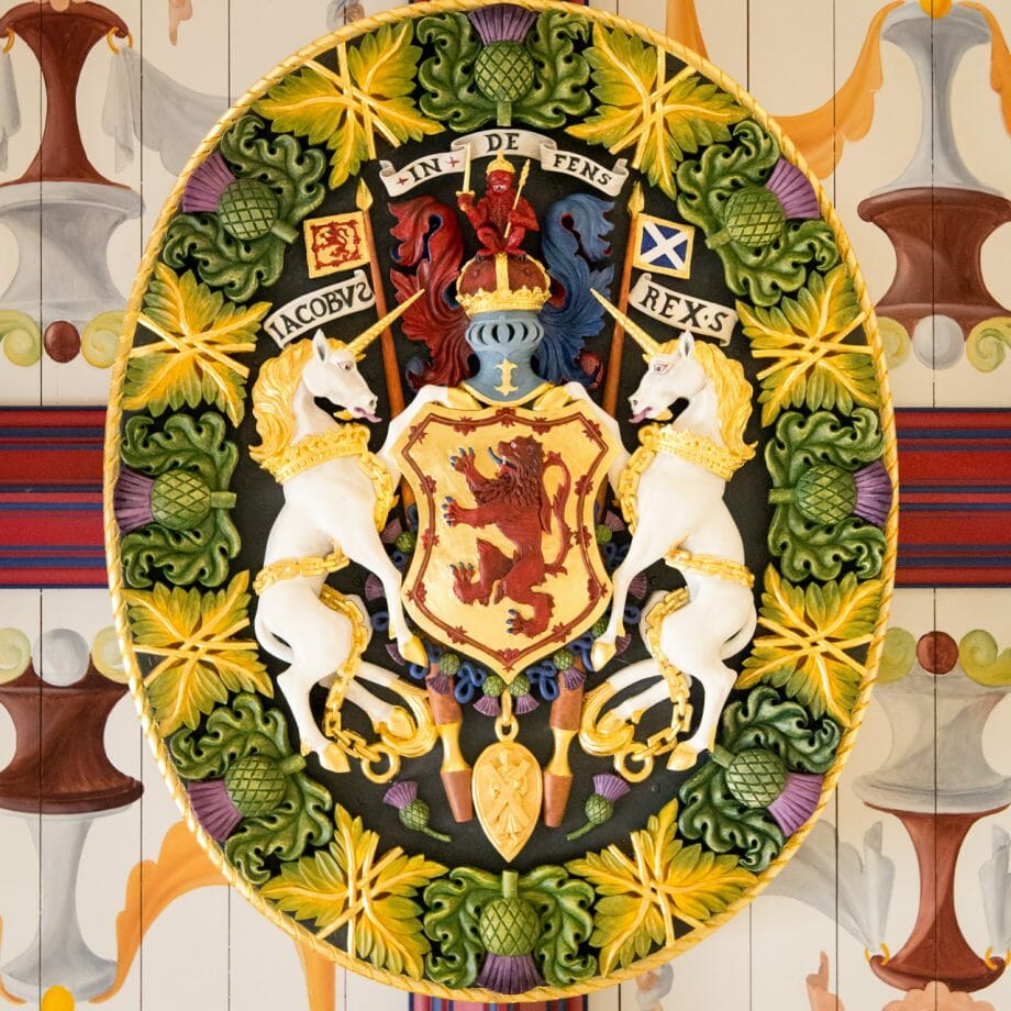 Schottlands komplettes Wappen