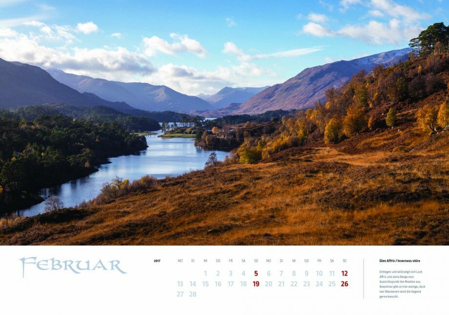 Schottland Kalender 2017 Februar MyHighlands