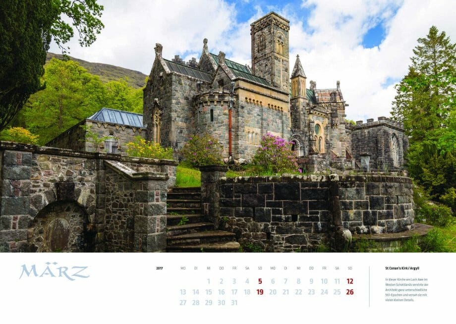 Schottland Kalender 2017 März MyHighlands