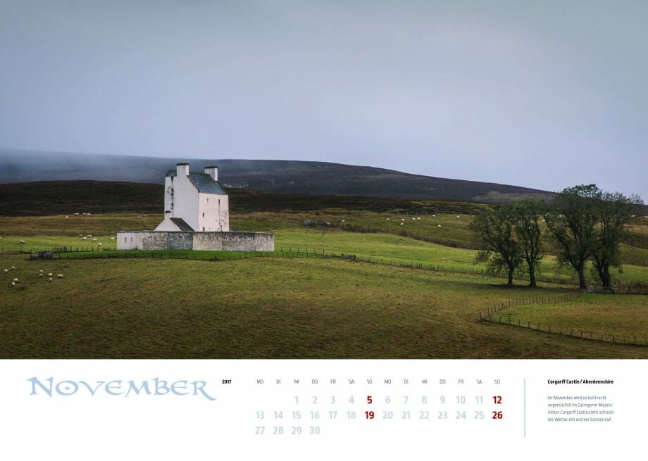 Schottland Kalender 2017 November MyHighlands