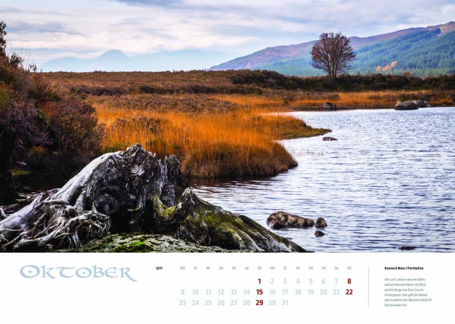 Schottland Kalender 2017 Oktober MyHighlands