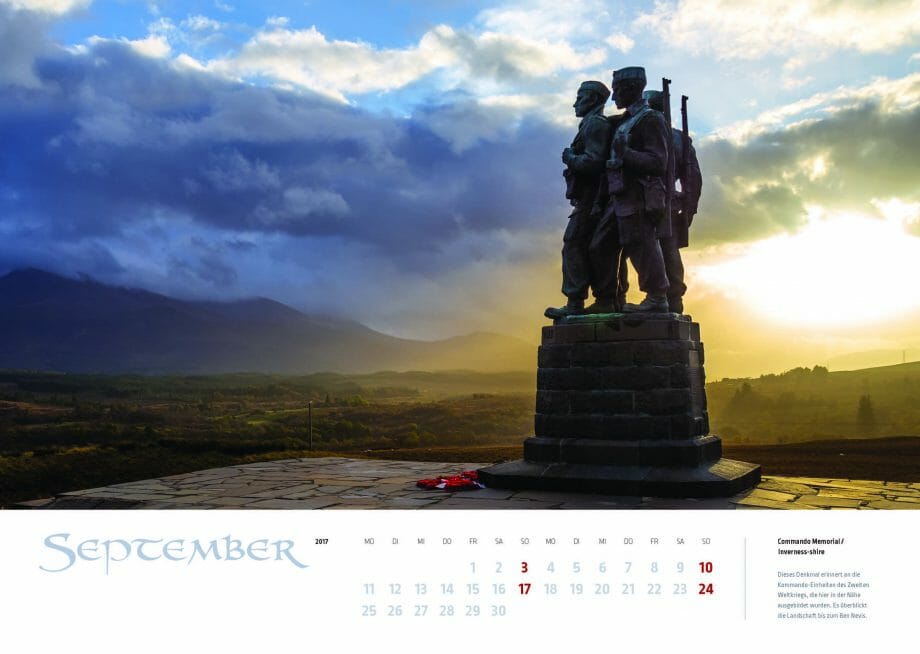 Schottland Kalender 2017 September MyHighlands