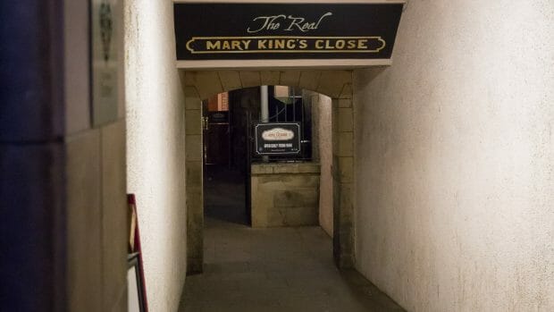 Eingang zur Mary King's Close