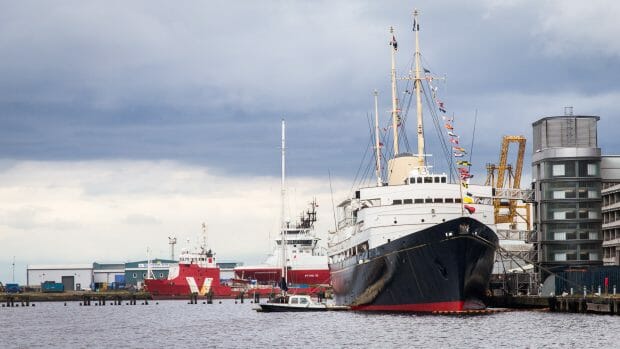 Royal Yacht Britannia in Leith