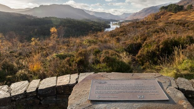 Aussichtsplattform von Glen Affric