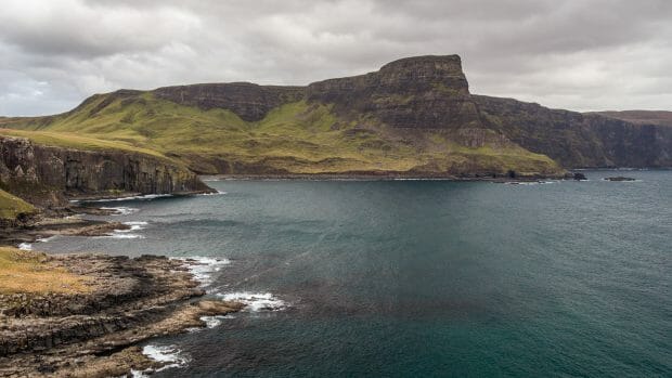 Waterstein Head from the flank of Neist Point mountain