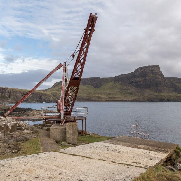 Crane at jetty