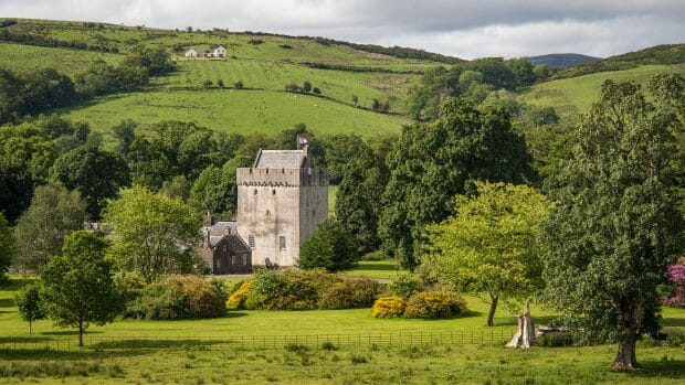 Kames Castle auf der Isle of Bute