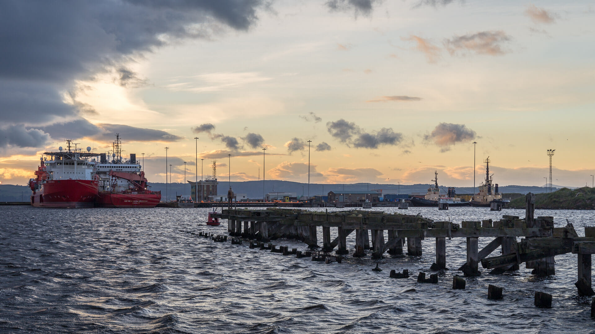 Am Ocean-Terminal von Leith