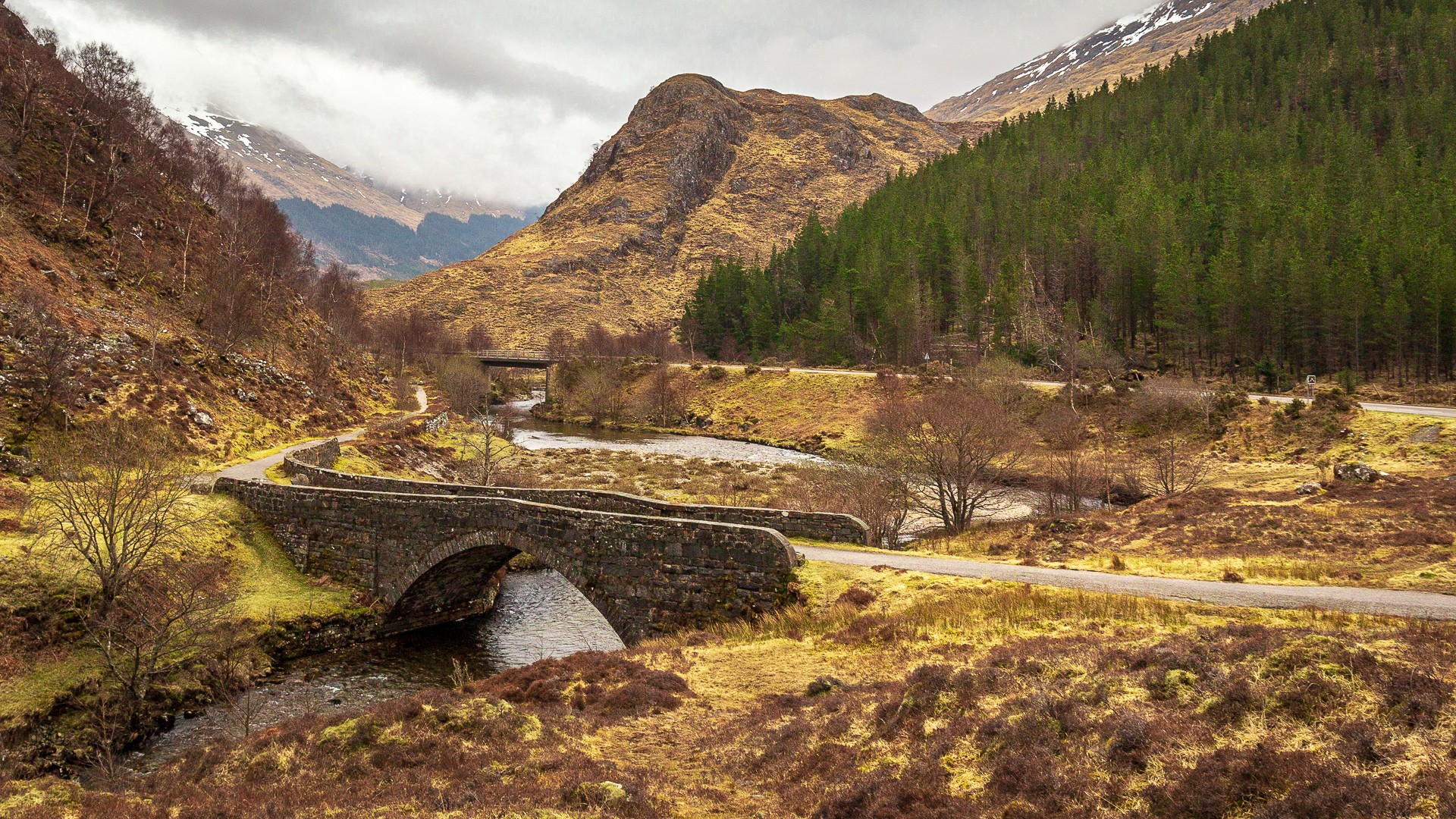 Blick ins Glen Shiel