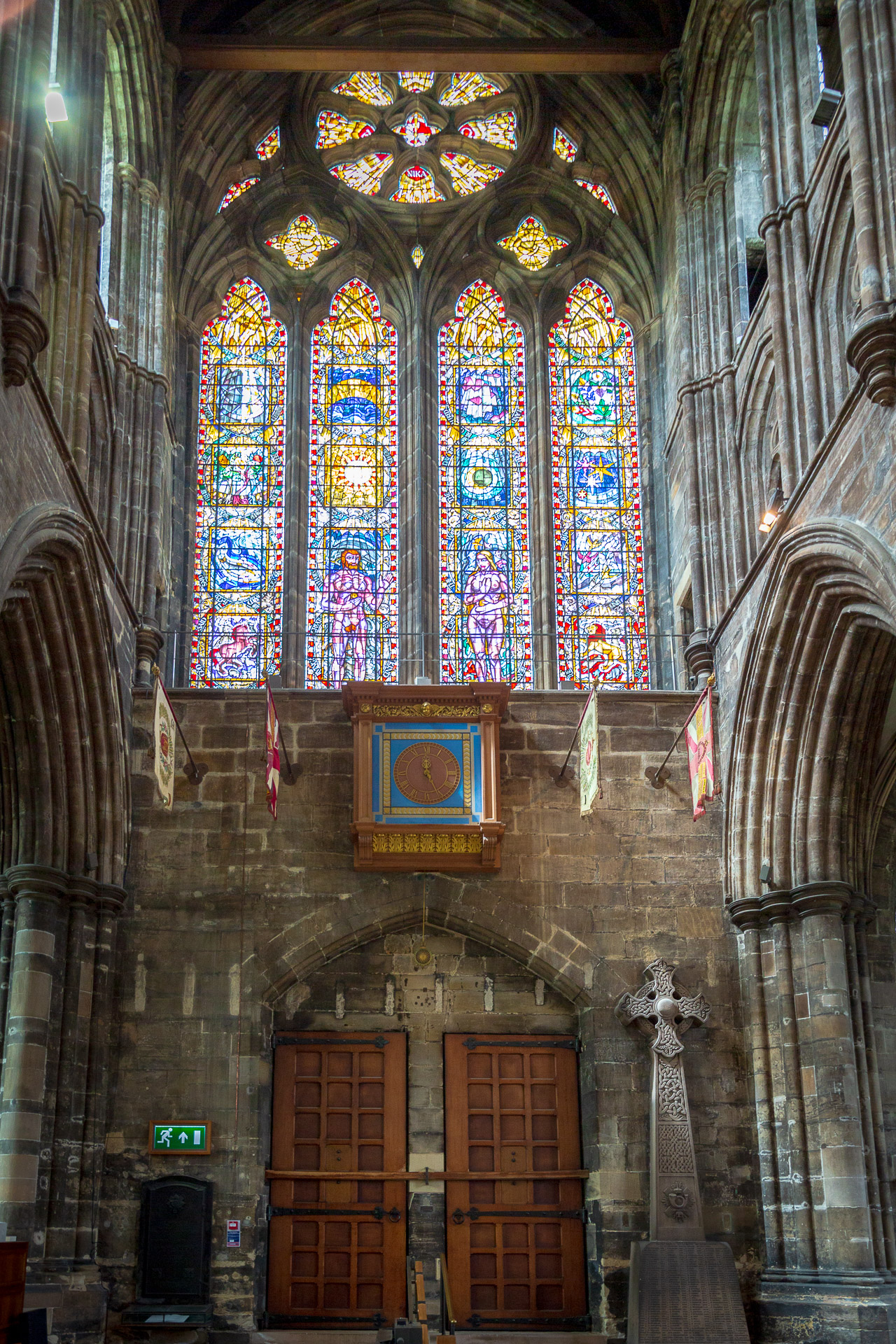 Buntglasfenster in der Kathedrale